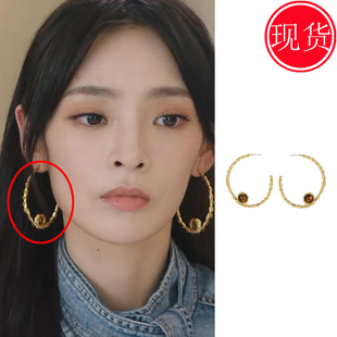 巨塔之后宣萱董一妍陈桢怡王启心同款耳环耳圈几何高级2025新款