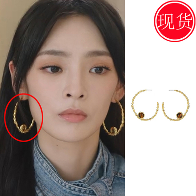 巨塔之后宣萱董一妍陈桢怡王启心同款耳环耳圈几何高级2025新款