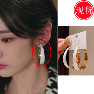 巨塔之后宣萱董一妍陈桢怡王启心同款耳环耳饰高级洋气2025新款