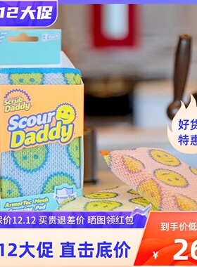 利快海绵擦网状强力清洁擦美国进口Scrubdaddy双面魔力去污海绵