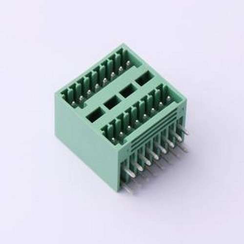 DB2ERH-2.5-2*8P-GN 插拔式接线端子 2.5mm 2x8P 排数:2 每排P数: