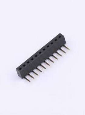XDM200-1-11-W-4.3-G0 排母 1x11P 间距:2mm 弯插 弯插,P=2mm