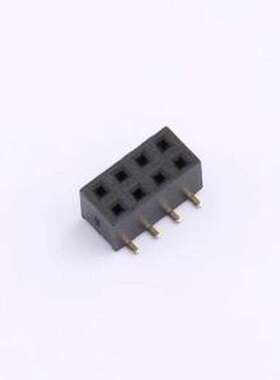 F240-1204A0BMUC2 排母 2x4P 间距:2mm SMD,P=2mm