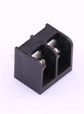 DBT50B-9.5-2P-BK-P 栅栏式接线端子 接线端子 插件,P=9.5mm