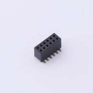 1.27mm P=1.27mm SMD 立贴 2x6P 间距 排母 DW127S