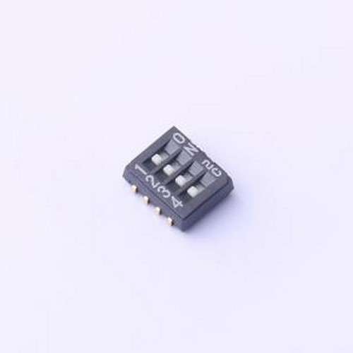 CHS-04TA1 拨码开关 拨码开关 (间距1.27mm) SMD-8P,5.4x6.6mm