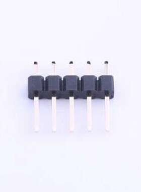 B-2100S05P-A110 排针 间距:2.54mm 1x5P 直插 插件,P=2.54mm