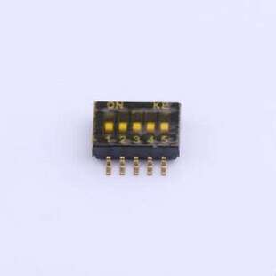 DSHP05TSGET 拨码开关 1.27mm 5位贴片拨码开关(S脚) SMD-10P,5.4