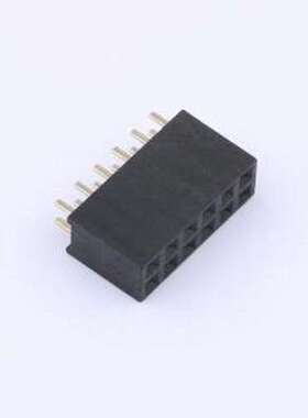 F185-1206A0BSYE3 排母 2x6P 间距:2.54mm 直插 插件,P=2.54mm