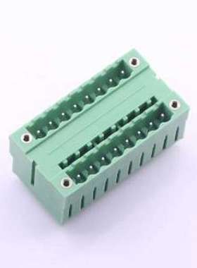 KF2EDGVHM-5.0-2*8P 插拔式接线端子 螺丝固定 5mm 插件,P=5mm
