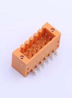 KF2EDGERM-3.5-2*6P 插拔式接线端子 螺丝固定 3.5mm 弯插,P=3.5m