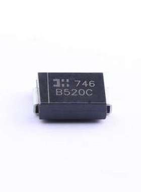 B520C-13-F 肖特基二极管 电压:20V 电流:5A SMC(DO-214AB)