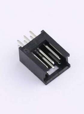 X2530WV-2x03-PTSN 线对板针座 2x3P 间距:2.54mm 直插 插件,P=2.