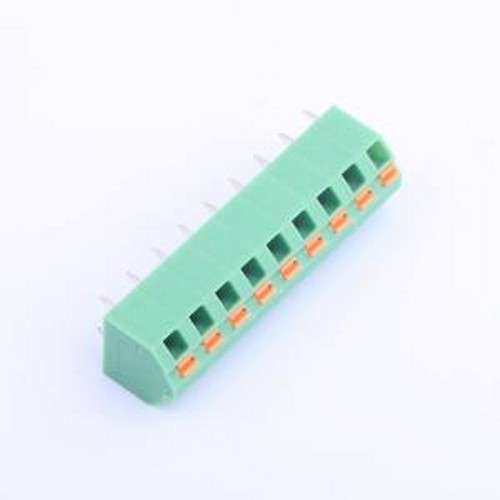 KF250NH-5.08-9P 弹簧式接线端子 1x9P 5.08mm 每排P数:9 排数:1