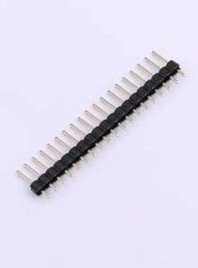 DS1021-1x19SF11-B 排针 1x19P 间距:2.54mm 直插 插件,P=2.54mm