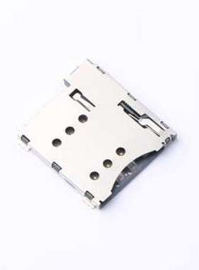 ZX-MSIM-481.35J-Z7 SIM卡连接器 自弹式 MicroSIM卡 卡座 SMD
