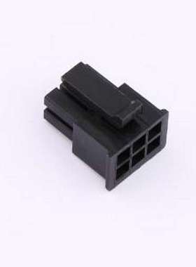 WAFER-MX300JK-23A 胶壳(线对板/线对线) MX 3.0双排直针胶壳2*3P