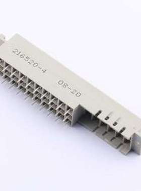 216520-4 板对板与背板连接器 间距:5.08mm 母 直插 插件,P=5.08m