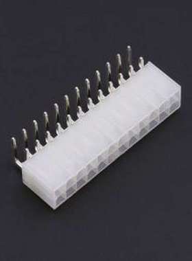 DLL-5569-24AW 线对板针座 2x12P 间距:4.2mm 弯插 弯插,P=4.2mm