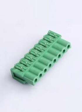 DB2EA-5.08-8P-GN 插拔式接线端子 5.08mm 绿色 插件,P=5.08mm