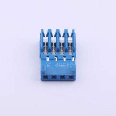 281784-4 IDC刺破式连接器(牛角/简牛) 2.54mm 1x4P 排数:1 每排P