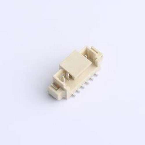 BX-MX1.25-6PLT 线对板针座 1x6P 间距:1.25mm 立贴 SMD,P=1.25mm