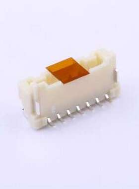 BM07B-PASS-1-TFT(LF)(SN) 线对板针座 1x7P 间距:2mm 立贴 系列: