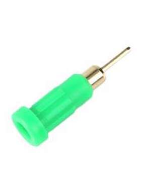 24.110.4 香蕉头/鳄鱼夹 2mm 嵌入式面板香蕉插座 绿