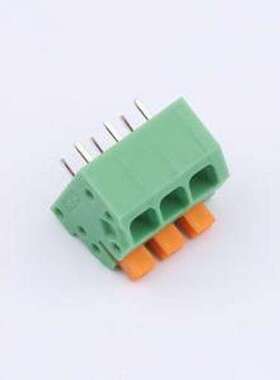 1862055 弹簧式接线端子 3.5mm 每排P数:3 排数:1 插件,P=3.5mm