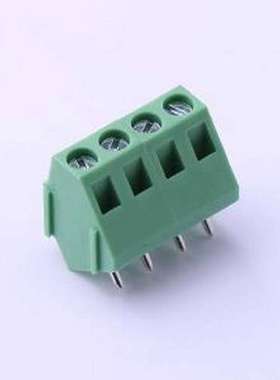 DB103-5.0-4P-GN-S 螺钉式接线端子 5mm 1x4P 排数:1 每排P数:4