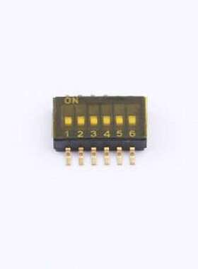 DSHP06TSGER 拨码开关 DSHP06TSGER SMD-12P,9.2x5.4mm