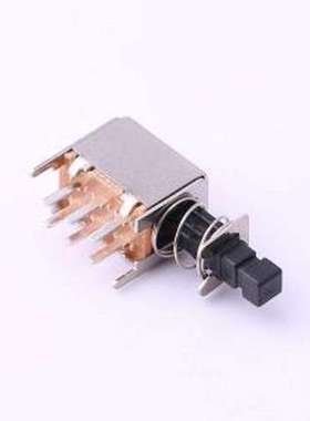 XKBS22E05-Z 直键开关 按键开关侧按键双排自锁黑色柄头部3.3*3.3