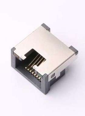 HC-WK88-C425-DK 以太网连接器(RJ45 RJ11) 沉板 带LED 插件