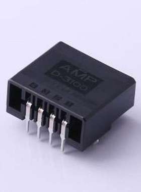 1-178294-2 线对板针座 1x4P 间距:3.81mm 弯插 弯插,P=3.81mm