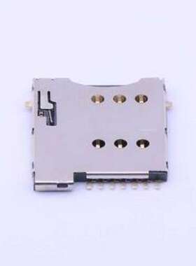 SMC-202-7SC SIM卡连接器 自弹式 MicroSIM卡 卡座 SMD
