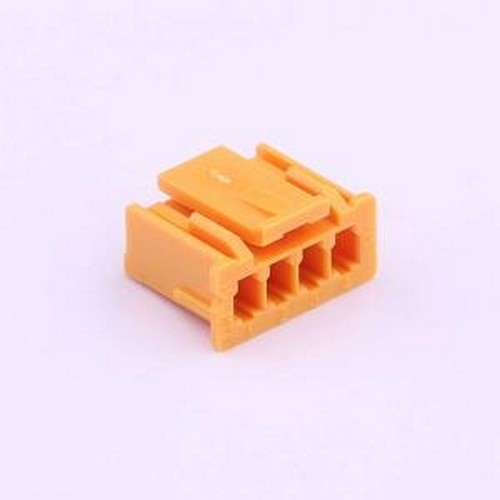 XAP-04V-1-Y 胶壳(线对板/线对线) 1x4P 2.5mm P=2.5mm