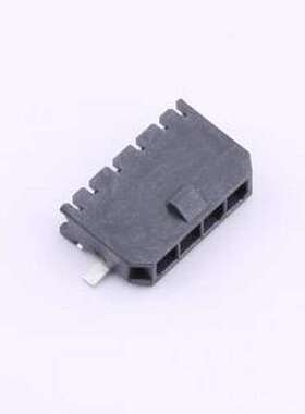 436500412 线对板针座 1x4P 间距:3mm 卧贴 系列:Micro-Fit(MX 3.