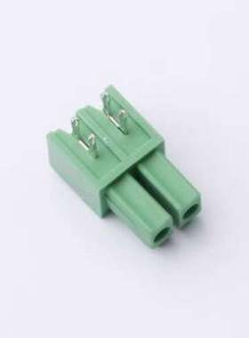 DB2EA-3.81-2P-GN 插拔式接线端子 3.81mm 绿色 插件,P=3.81mm