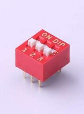 NDS-03V 拨码开关 3位插件拨码 插件