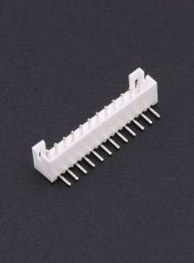 HX 2.0mm-12P WZ 线对板针座 1x12P 间距:2mm 弯插 系列:PH 白色