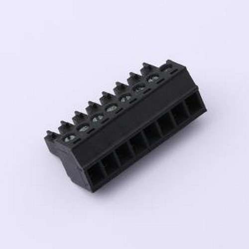 DB2EK-3.81-8P-BK-S 插拔式接线端子 1x8P 3.81mm 排数:1 每排P数