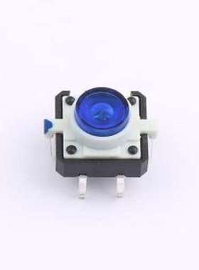 TS1273CJ-B 轻触开关 带灯开关 蓝色12.0mm*12.0mm 插件