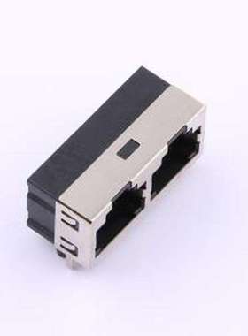 HC-WK88-H132-1X2-55B 以太网连接器(RJ45 RJ11) 弯插 不带LED 插