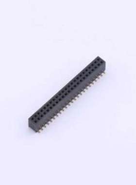 X1321FVS-2x23-C43D48 排母 间距:1.27mm 2x23P 立贴 SMD,P=1.27m