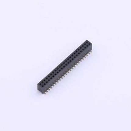 X1321FVS-2x23-C43D48 排母 间距:1.27mm 2x23P 立贴 SMD,P=1.27m