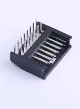 X2530WR-2x08-PTSN 线对板针座 2x8P 间距:2.54mm 弯插 弯插,P=2.