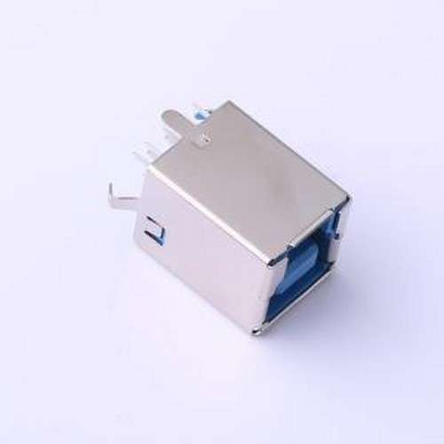 U-B-M9DD-W-2 USB连接器 Type-B 母 直插 插件