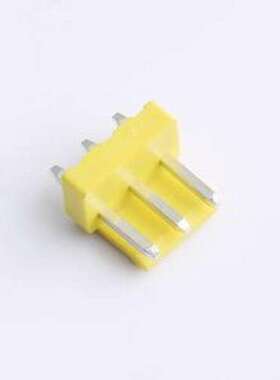 XY-VH3.96-3A11-YT 线对板针座 VH 3.96mm 1x3P 直插 黄色 插件,P