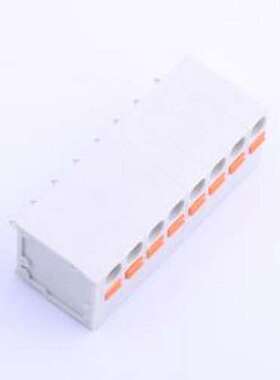 KF239-5.0-8P 弹簧式接线端子 1x8P 5mm 每排P数:8 排数:1 插件,P