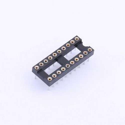 IC254V-12-20-0743 IC/晶体管插座 间距2.54mm P数:20P 圆孔 DIP-